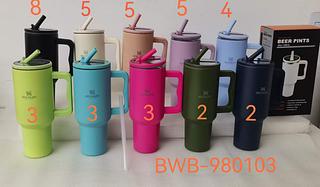 ￼Garrafa Travel Tumbler com tampa Antivazamento 1200ML, aço inoxidável, caneca isolada a vácuo do carro, parede dupla térmica, Mantém +10 horas gelado