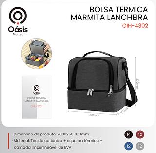 Bolsa Térmica De Dupla Para Mulheres Homens, crianças, viagens e piqueniques ao ar livre