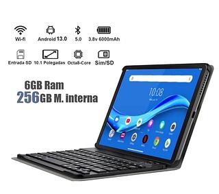Techino Tablet 10.1 128gb 6gb Ram Com Teclado Capa