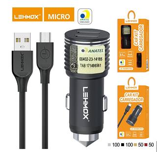 Carregador veicular rapido 3.1A 2usb para V8 gualidade bom LEHMOX