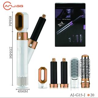 5em1 Escova Secador Alisador Modela Cachos Profissional 110V（aj-g15-j）