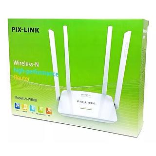 Roteador Wireless 300Mbps 4 Antenas Pix-Link Lv-Wr08