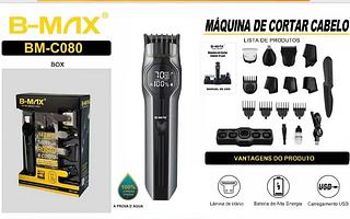 Máquina De Cortar Cabelo 14Em 1 Pode Usar 210minutos—BMAX