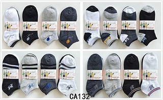 kit 12 Pares De Meias Soquete Juvenil Top De Masculino 32--38