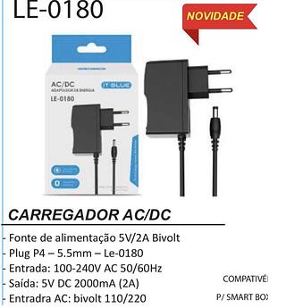 CARRECADOR TVBOX 5V/2A
