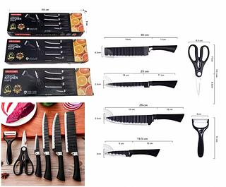 Conjunto De Facas 6em1