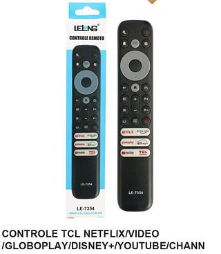 Controle Remoto Para Tcl Smart Tv 4k Netflix Youtube