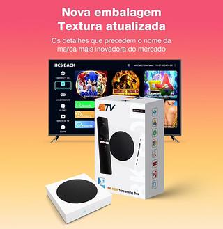 NTV WI-FI 5G DE DUPLA FREQUENCIA 8K HDR STREAMING 2GB+16GB—Não há necessidade de pagar