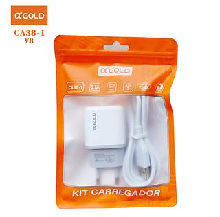 carrecador celula AGOLD 3.1a V8 sacola