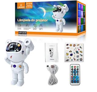 ￼Projetor de luz noturna Galaxy Star com conexão Bluetooth para música móvel Luz noturna de astronauta Galaxia Nebula