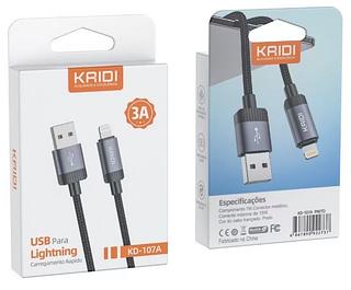 Cabo Dados Carga Rápida Para iPhone 3A Kaidi