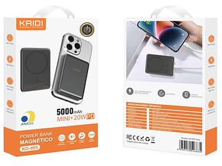 Power Bank Portátil Magnético Magsafe Turbo 5.000mah Kaidi