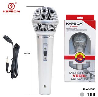 Microfone Profissional Controle De Ruído Dinâmico cabo3m