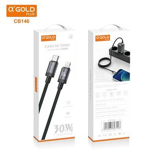 Cabo de Carregamento Premium turbo 30W Tipo-C para iPhone