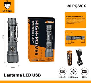 Lanterna Laser de Alta Potência Zoom Multi-Função Ultra Brilhante Longa Duração da Bateria Lanterna Portátil Recarregáve