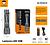 Lanterna Laser de Alta Potência Zoom Multi-Função Ultra Brilhante Longa Duração da Bateria Lanterna Portátil Recarregáve