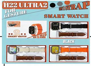 H22 Ultra2 Relógio Inteligente 2026+Com 2 pulseiras