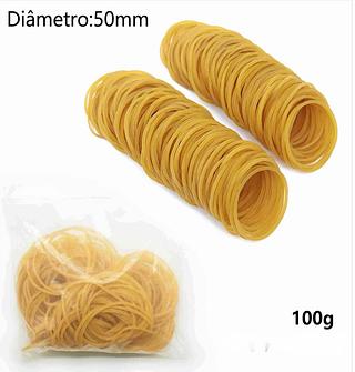 ￼Elástico Silicone 5cm Diâmetro100g Elásticos Prender Pamonha