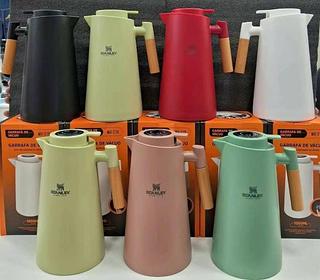 Santley Garrafa de vacuo com botao de derramamento digital 1000ml