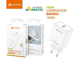 ￼FONTE CARREGADOR TURBO 20W PARA ENTRADA TIPO-C USB-C