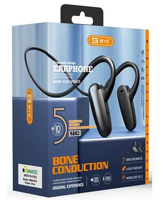 ￼Fone De Ouvido Bluetooth Air Conduction Condução Indução Preto