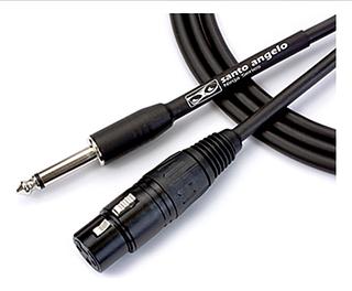 Cabo Reforçado P10 Macho Para Xlr Fêmea 1.5m