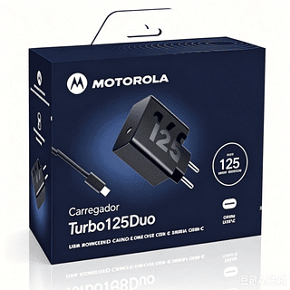 carrecador motorola saida tyoe-c cabo type-c turbo 125w qualidade（pode iphone 15）