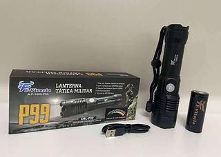 Lanterna Tática Led 15000x Potente Recarregavel，Forte