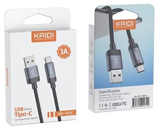 Cabo Dados Carga Rápida Para Type-c 3A Kaidi
