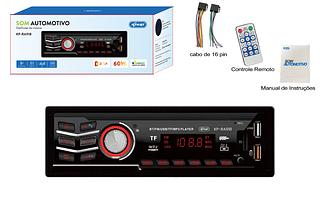 Som Automotivo Mp3 Play Bluetooth Usb Sd Espelhamento Musicas Chamadas
