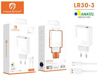 Carregador H'Maston 67w Carregamento Ultrarrápido—Com cabo typec
