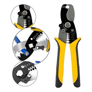Alicate Eletricista Decapador Corte Desencapador Fios Cabos—BOMVINK