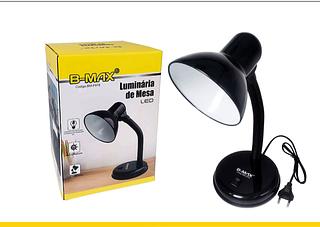 Luminária De Mesa Base Circular Qualidade Bmax