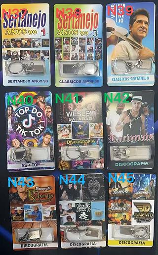 MINI pendriv materiais ferro com 600-1000musica