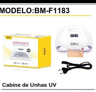 Secador Cabine Uv-led 48w 24 Leds Estufa Secagem Gel