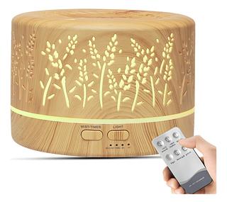 Difusor Óleo Essencial 700ml Ultrassônico Controle Remoto