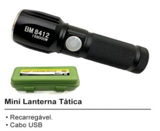 Lanterna Tatica Led P50 Janelas Muito Potente Forte -