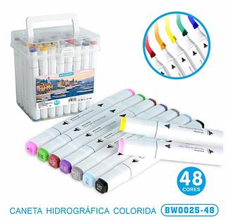 Canetinha com ponta Dupla para desenho 48cores