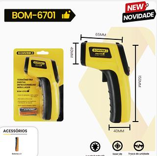 ￼Termômetro Digital Infravermelho Laser Medição Temperatura Industrial -50ºc ~ 400ºc
