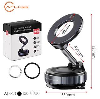 ￼Suporte Celular Carro Magnético Metal Ventosa a Vácuo 360° Forte