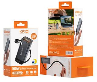 Carregador Portátil 20000mah 100w—KAIDI