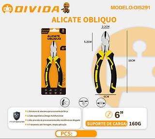￼Alicate de Corte Aço C45 6" Polegadas Diagonal Profissional Cabo Isolado Emborrachado