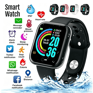 Relogio Inteligente Smartwatch D20 Bluetooth Super Promoção