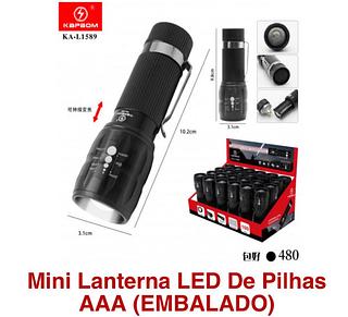 Mini Lanterna Tática Led 3w Alta Luminosidade Zoom-lt-418