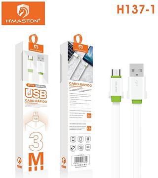 Cabo Dados Carga Rápida 4.8a Para V8 hmaston 3m