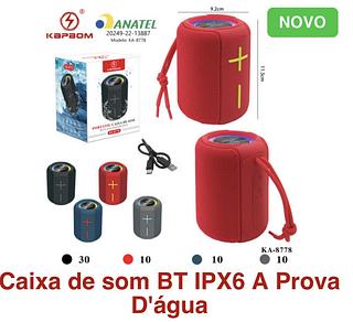 Caixa Caixinha De Som Tws Bluetooth Usb À Prova D'água Nov