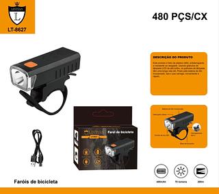￼Bicycle Flashlight Strong Light LED Dual Ultra Bright 350 Lumens, Rechargeable 3 Lighting Modes
