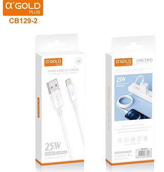 Cabo Dados Carga Rápida 25W Para iPhone–Agold