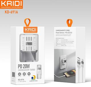CARREGADOR TURBO PARA IPHONE PD 20W—kaidi