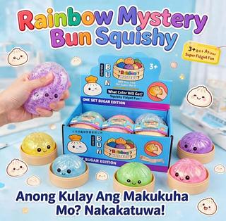 Bonito squishy bun Brinquedo Simulação Brinquedos Espremer Bolas De Alívio Do Estresse Miúdo-8.5cm